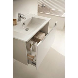 Тумба под раковину Jacob Delafon Struktura EB1284-N18 57 см блестящий белый